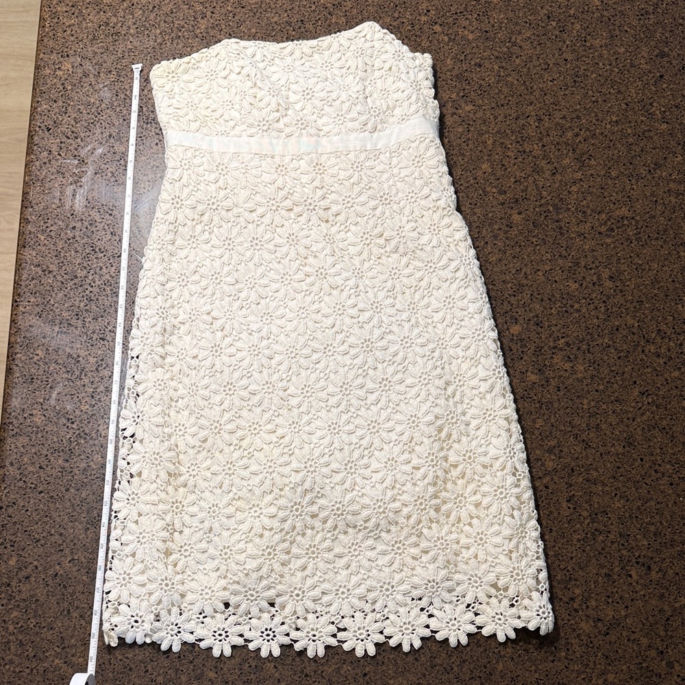 Lilly Pulitzer Bowen Floral Lace Strapless Dress